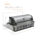 Mont Alpi 32" And 44"Built-in Grill