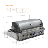 Mont Alpi 32" And 44"Built-in Grill