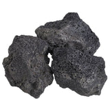 American Fireglass Extra Large Black Lava Rock (4"-6" width) Bag - 10lbs